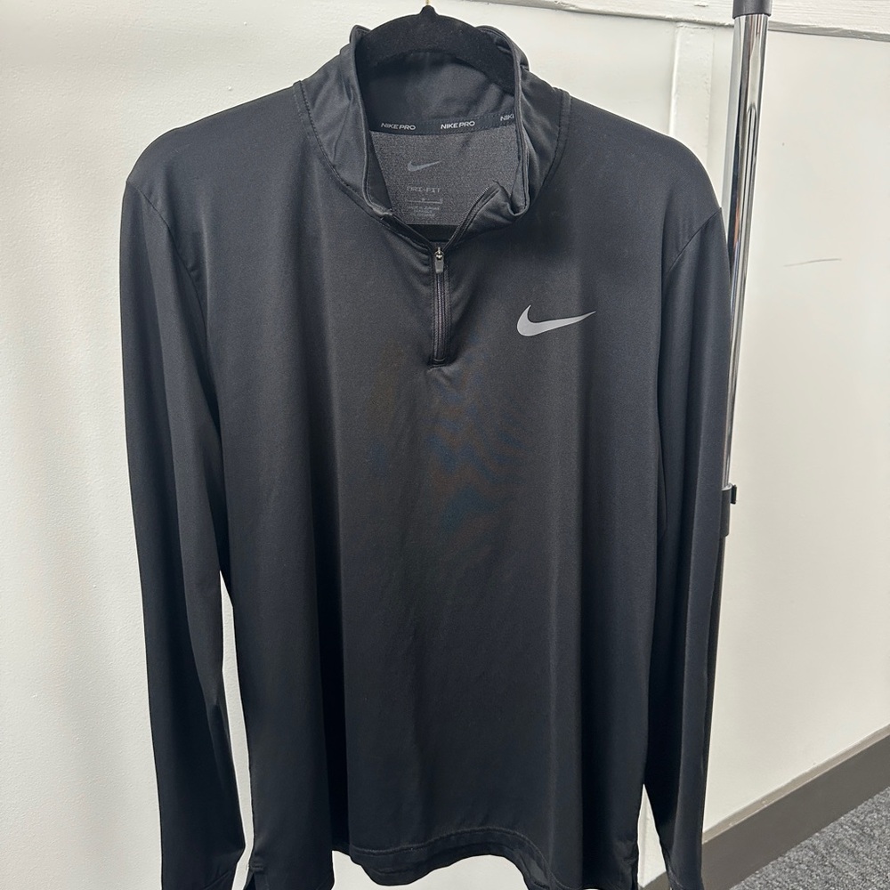 Nike Black Lightweight Quarter-Zip Jacket